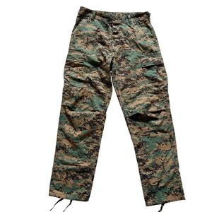 Rothco BDU Digital Woodland Camo Cargo Pants Men Medium Regular Tactical Utility